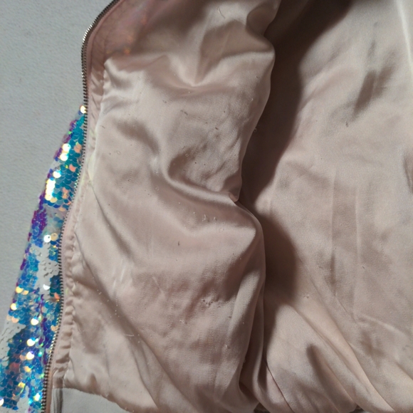Girls Rainbow Star Sequins Jacket in size 6 by Truly Me Sara Sara - Picture 4 of 15